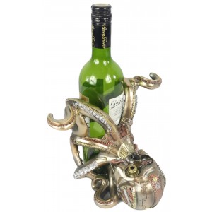 Steampunk Mechanical Octopus Wine Holder 20.5cm