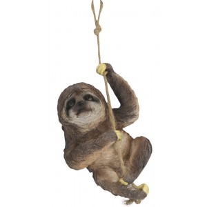 Climbing Sloth On Rope 30cm