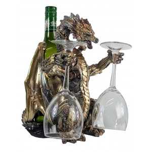 Mechanical Dragon Wine Holder 29.5cm