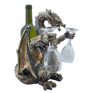 Mechanical Dragon Wine Holder 29.5cm