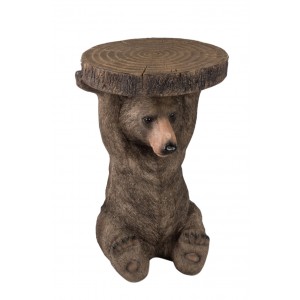 Brown Bear Table - 35.5cm