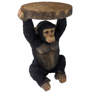 Chimp Holding Trunk Table 53cm