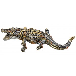 Steampunk Mechanical Crocodile - 40cm