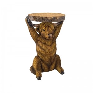 Highland Cow Table 35cm