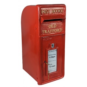 Old Trafford Post Box Red 60cm - New Version