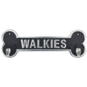 Walkies Dog Lead Hook Holder Key Coat Hook 30cm
