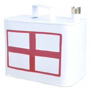 St George Flag Oil Can Small 26cm