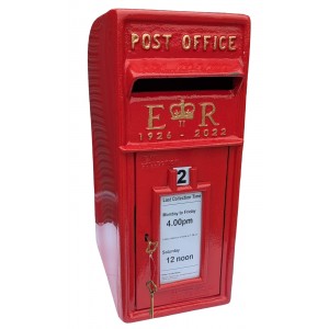 ER 1926 - 2022 Post Box Red 57cm