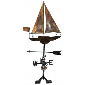 Copper Art - Yacht Weathervane - 137cm