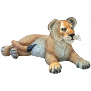 Lion Cub - Lying Down - 81cm