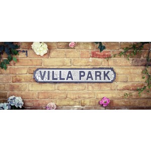 Vintage Road Sign Villa Park (Aston Villa FC)