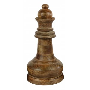 Wooden Queen Chess Piece 36cm