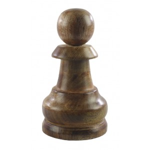 Mango Wood Pawn Chess Piece 24cm