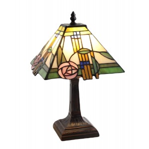 Tiffany Style Mackintosh Lamp 32cm + FREE BULB