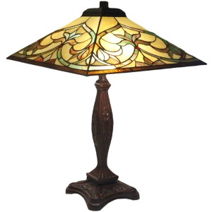 Nouveau Design Tiffany Style Table Lamp 56cm + Free Bulb