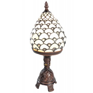 Pinecone Tiffany Lamp + Free Bulb  33cm  