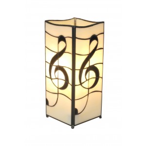 Melody Design Square Tiffany Lamp - 27cm