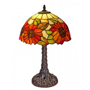 Sunflower Lamp (Medium) 46cm With 30cm Shade Dia. + Free Bulb