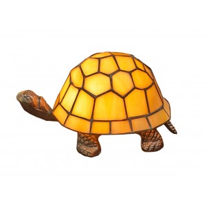 Turtle Lamp Orange 22cm + Free Incandescent Bulb