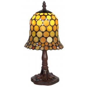 Spot Design Tiffany Amber Lamp 32cm + Free Bulb