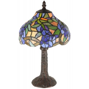 Wisteria Tiffany Table Lamp 33cm (Small) + Free Bulb