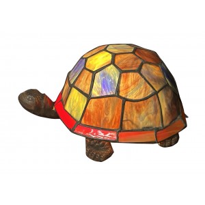 Turtle Tiffany Lamp (Sunset) 22cm + Free Bulb
