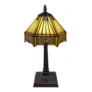 Small Tiffany Lamp - Art Deco Design 39cm + Free Bulb