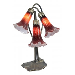 Lily Lamp 3 Venetian Sunset Shades 40cm + Free Bulbs
