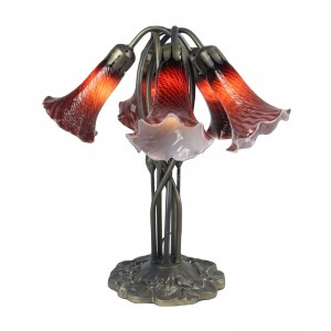 Lily Lamp 5 Venetian Sunset Shades 43cm + Free Bulbs