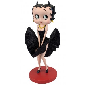 Betty Boop Cool Breeze (Black Glitter Dress) Small 32cm