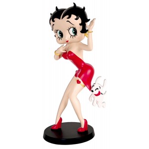 Betty Boop Being Chased (Red Dress) 30cm