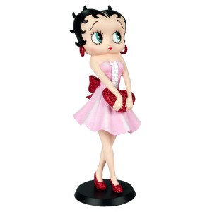 Betty Boop Holding Red Heart 32cm