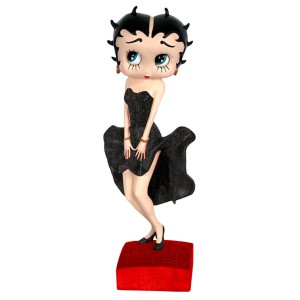 Betty Boop Cool Breeze Posing (Black Glitter Dress) 29.5cm