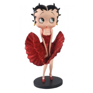 Betty Boop Cool Breeze (Red Glitter) 32cm Small