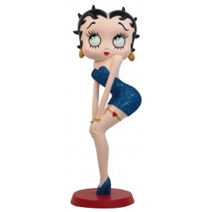 Betty Boop Classic Pose (Blue Glitter Dress) 29cm