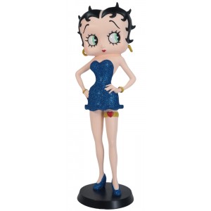 Betty Boop Garter (Blue Glitter) 32cm