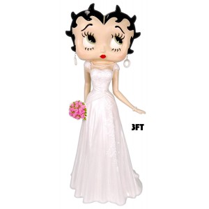 Large Betty Boop Wedding - 3ft