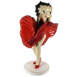 Large Betty Boop Classic Pose Cool Breeze Red Dress - 3ft