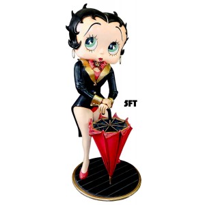 Large Betty Boop Umbrella Stand - 5ft