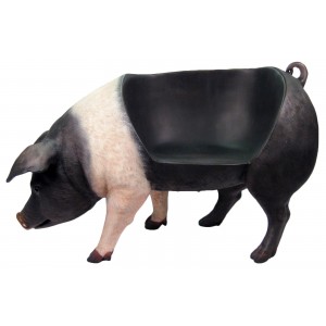 Fat Pig Resin Bench/Seat