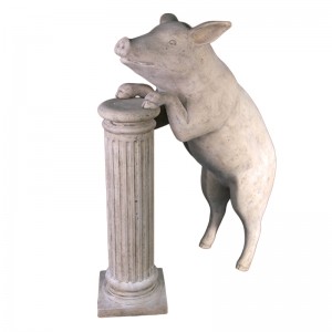 Curious Pig - Roman Stone Finish - 135cm