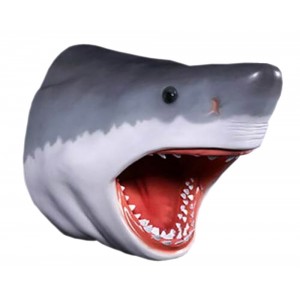 Great White Shark Head Resin Wall Hanging