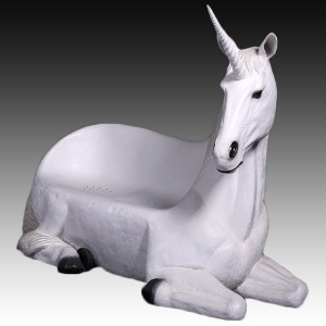 Unicorn 2 Seater Resin Bench