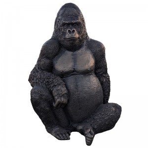 Silver Back Gorilla - 114cm - Imperial Bronze Finish