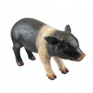 Standing Piglet Sculpture - 39.5cm