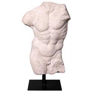 Andrea Male Torso - Roman Stone Finish 78cm