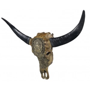 79.5cm Bull Skull Ganesh Wall Hanging