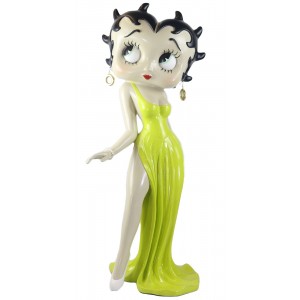  32 cm à Collectionner Figurine   Betty Boop Cool Breeze Jaune Paillettes Robe 