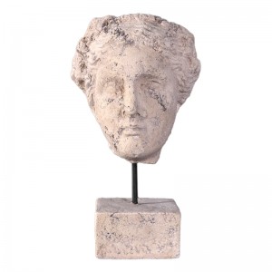 Vesuvius Maiden Head 37cm Roman Stone Finish  