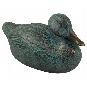 Female Mallard Duck - 42cm - Oxidised Bronze Finish